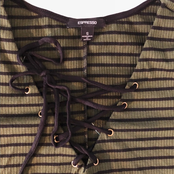 Espresso slouch dress green and black 🆕 with tags - Picture 3 of 3